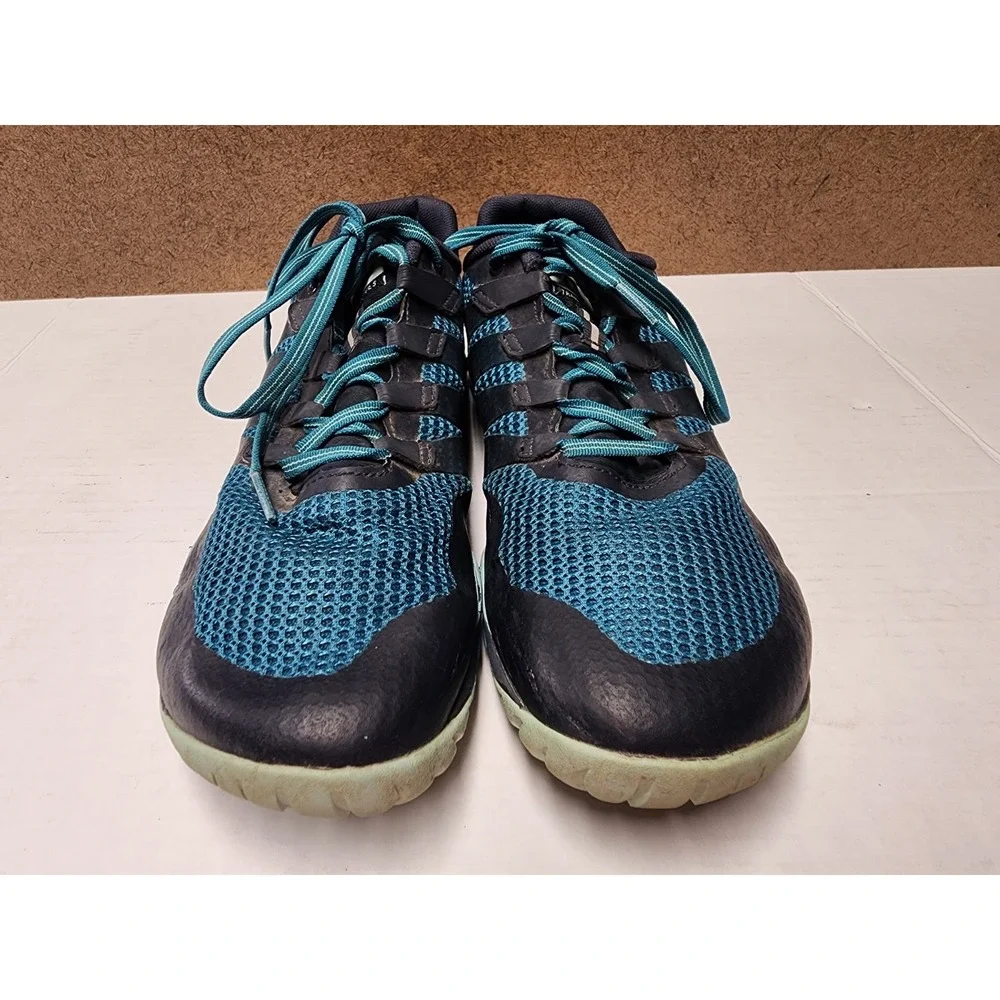 Merrell Trail Glove Barefoot Sneakers Teal Blue Mesh Minimalist Sz 10
